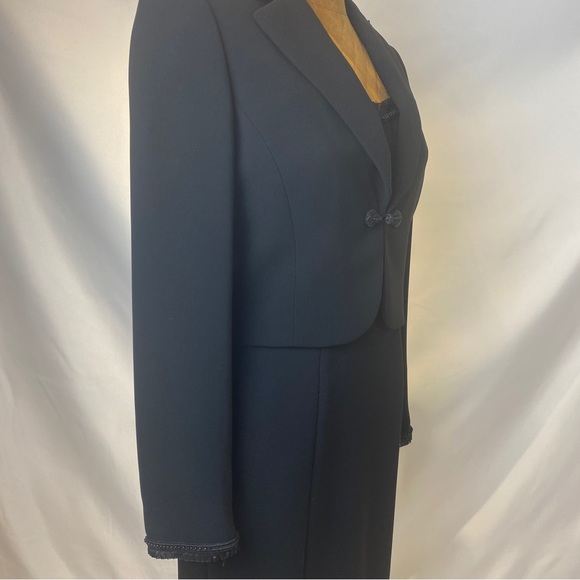 2PC black dress and jacket - Picture 3 of 10